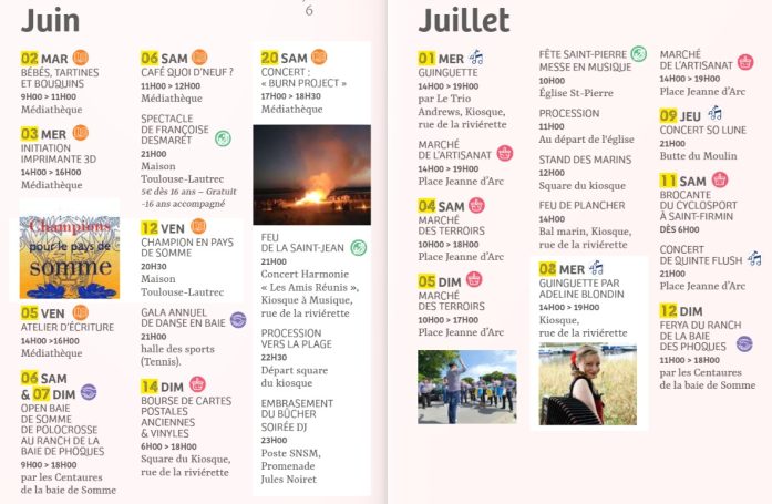 Calendrier Juin - Juillet Calendrier Juin - Juillet